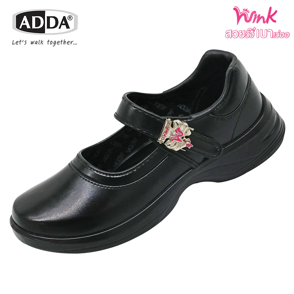 ADDA WINK สวยวิ๊ง เบาเว่ออ รองเท้านักเรียน เด็กผู้หญิง รุ่น 41T01 (ไซส์ 30 - 43) thumbnail 5
