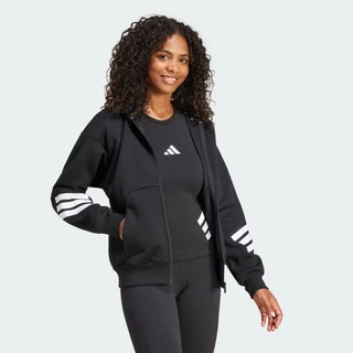 adidas Lifestyle Future Icons 3-Stripes Full-Zip Hoodie Women Black JE0171