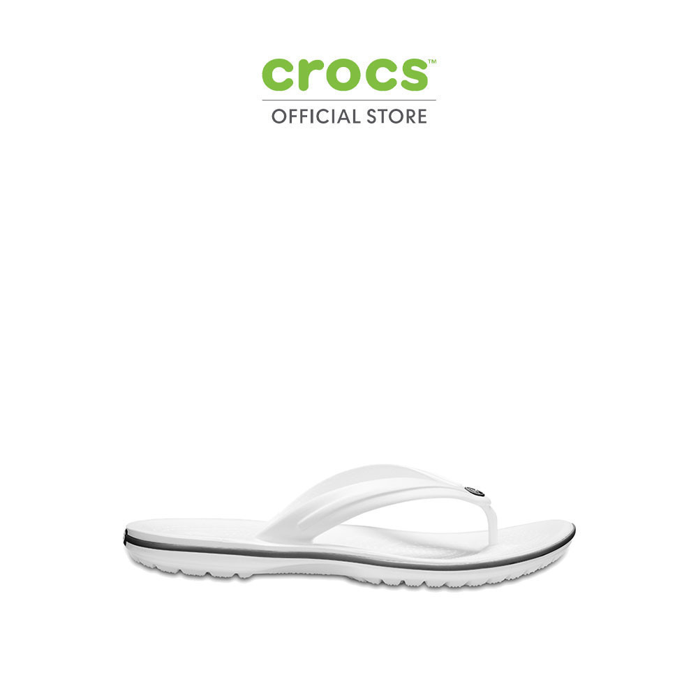 CROCS รองเท้าแตะผู้ใหญ่ CROCBAND FLIP รุ่น 11033100 - WHITE