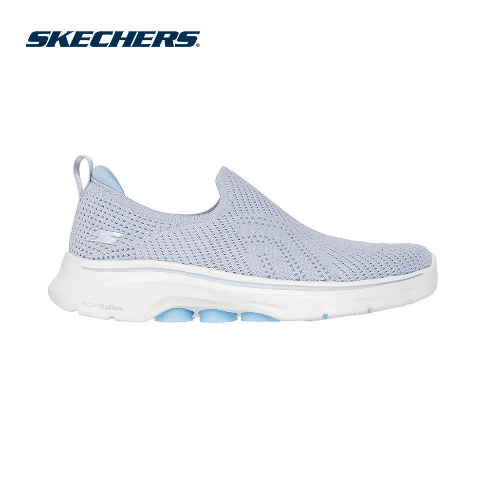 Skechers สเก็ตเชอร์ส รองเท้าผู้หญิง Women GOwalk 7 GOwalk Shoes - 125204-LTBL - Air-Cooled Goga Mat