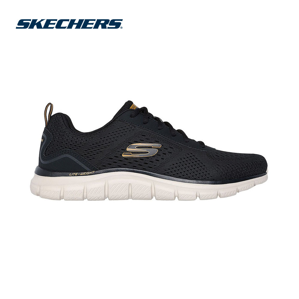 Skechers สเก็ตเชอร์ส รองเท้าลำลองผู้ชาย Men Sport Track Leshur Casual Shoes - 232758-BLK Memory Foam