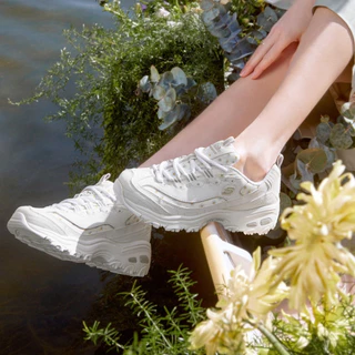 Skechers สเก็ตเชอร์ส รองเท้าผู้หญิง Women Online Exclusive D'lites Sport Shoes - 896180-WHT Air-Cooled Memory