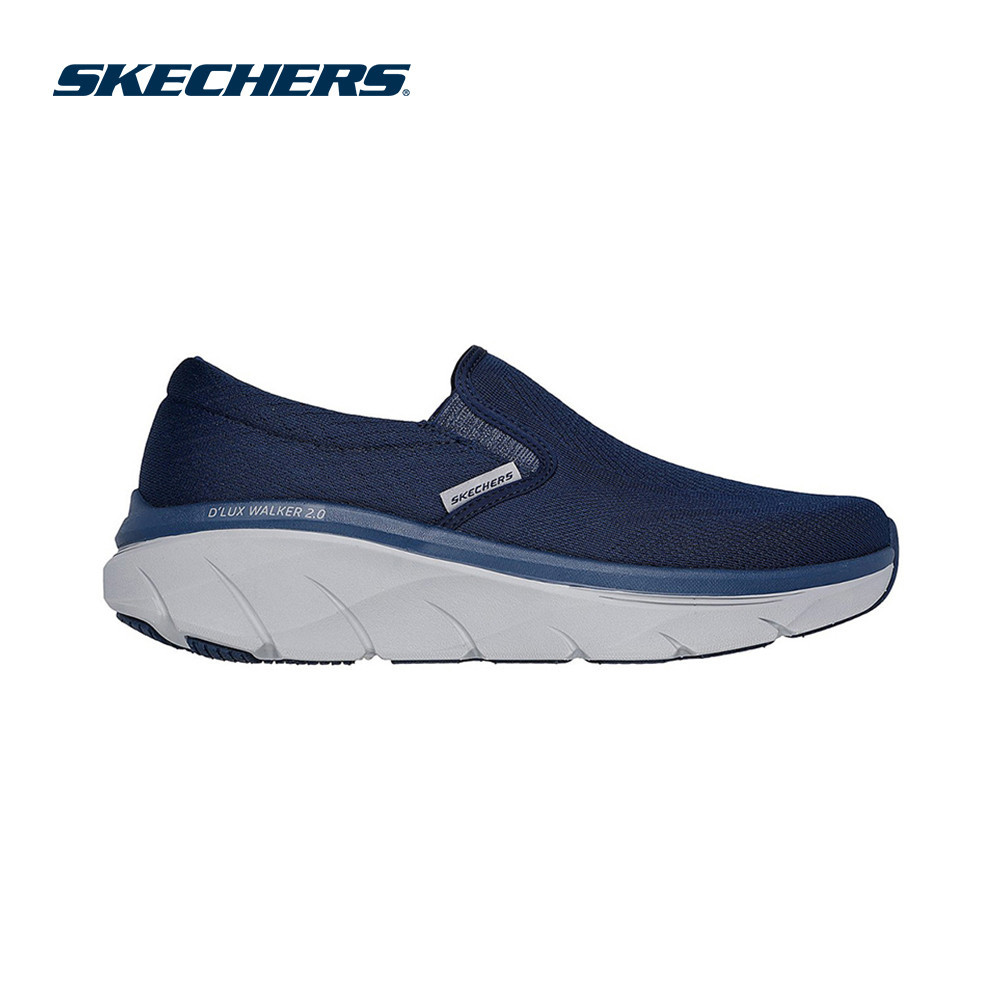 Skechers สเก็ตเชอร์ส รองเท้าลำลองผู้ชาย Men Sport D'Lux Walker 2.0 Denmor Casual Shoes - 232723-NVY (FF)
