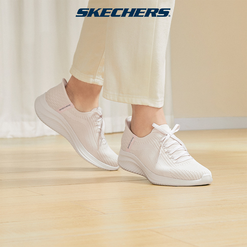 Skechers สเก็ตเชอร์ส รองเท้าผู้หญิง Women Slip-Ins Sport Ultra Flex 3.0 Brilliant Path Shoes - 149710-NAT Air-Cooled Mem