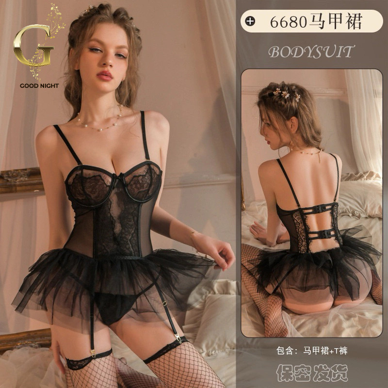 ชุดนอนเซ็กซี่ Sexy ชุดนอนไม่ได้นอน รุ่น CR6680 🎗️งานป้ายแท้Zongqu Goodnight888