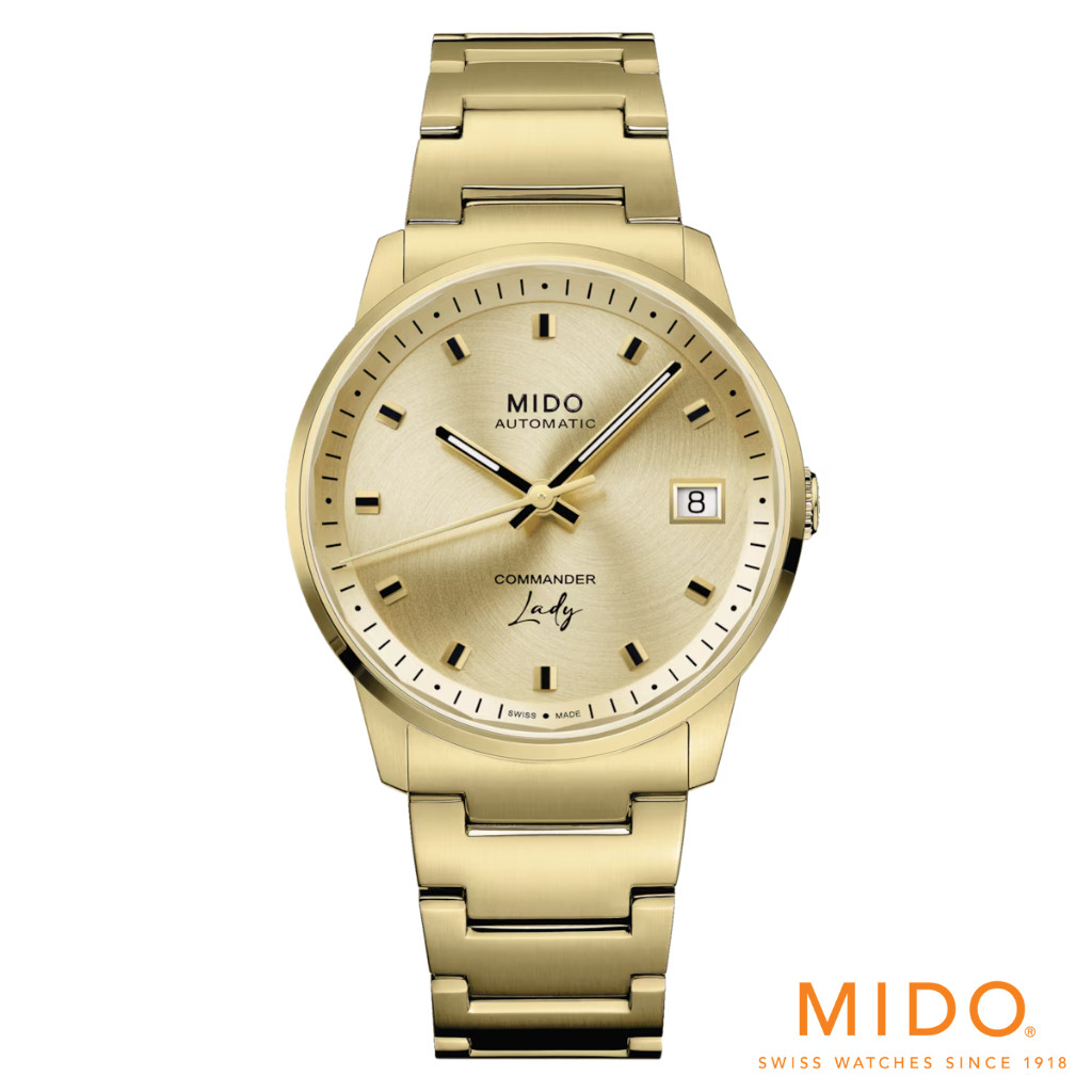 Mido รุ่น COMMANDER LADY นาฬิกาสำหรับผู้หญิง รหัสรุ่น M021.207.33.021.00