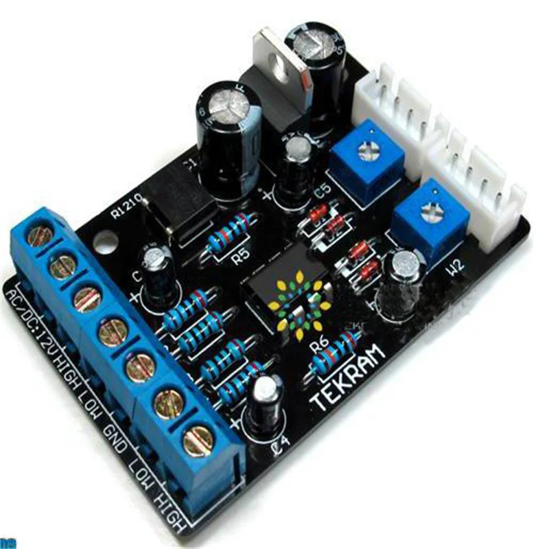 VU Meter Driver Board Pre-Amplifier VU Meter Db Level Meter Tube Amp Chassis สามารถเปลี่ยน TA7318P ไ