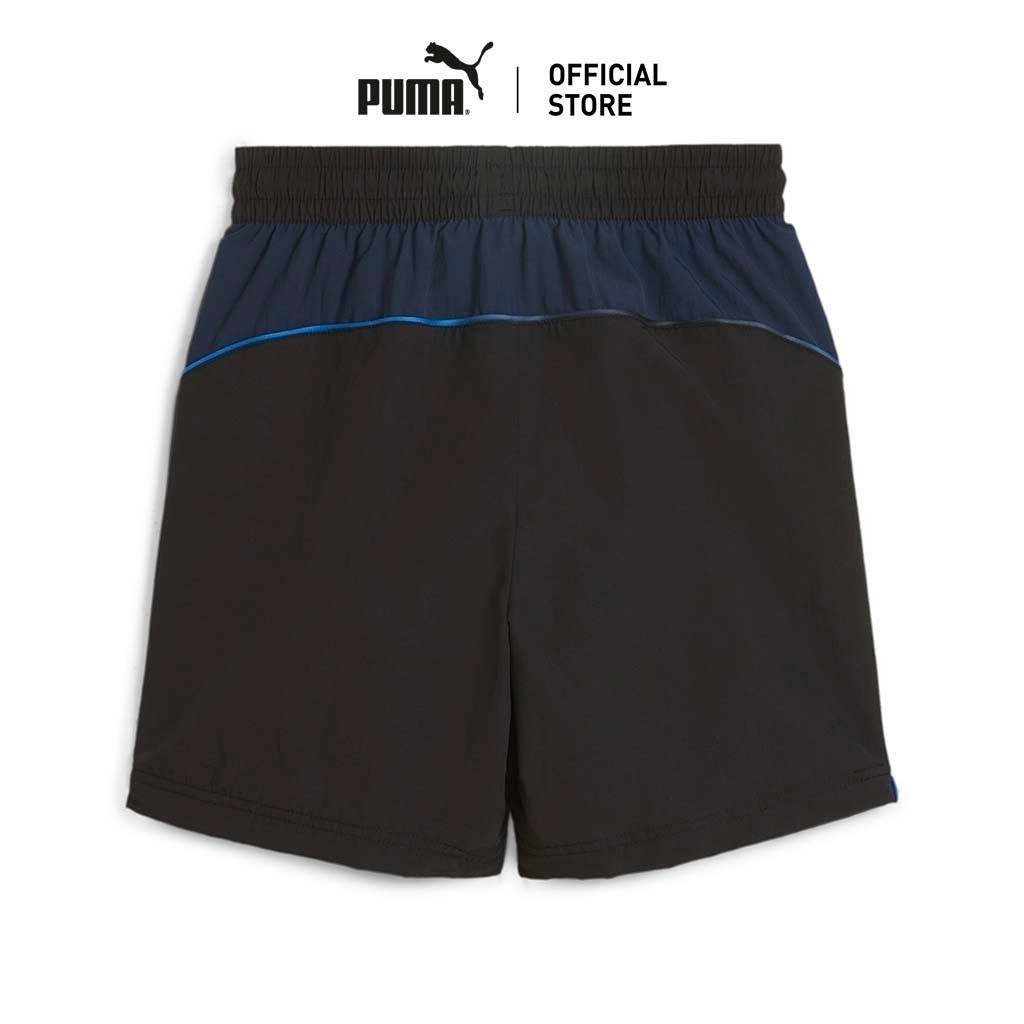 PUMA KIDS - กางเกงขาสั้นเด็กโต PUMA x PLAYSTATION สีดำ  62486601
