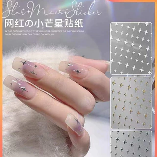สติกเกอร์ติดเล็บ รูปวิ๊งๆ มี4สี ให้เลือก แผ่นละ 9 บาท พร้อมส่งในไทย