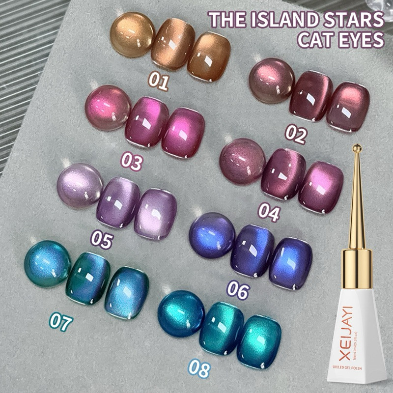 สีเจลลูกแก้วโทนสีสดใส มีให้เลือกทั้งหมด 8 สี สินค้าพร้อมส่งในไทย
