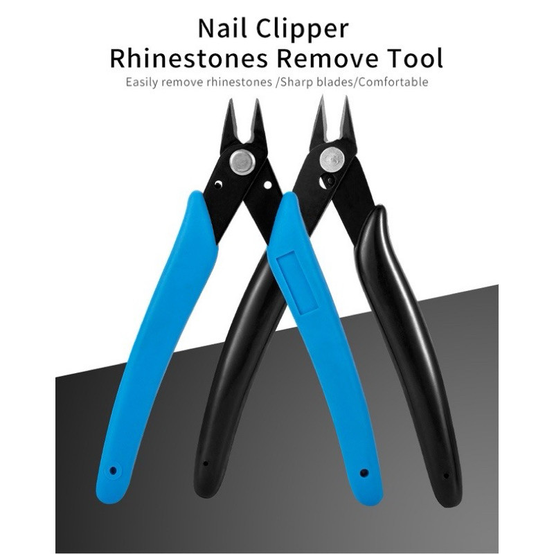 กรรไกรตัดเล็บ โซ่โลหะ 170 องศา สําหรับตกแต่งเล็บ