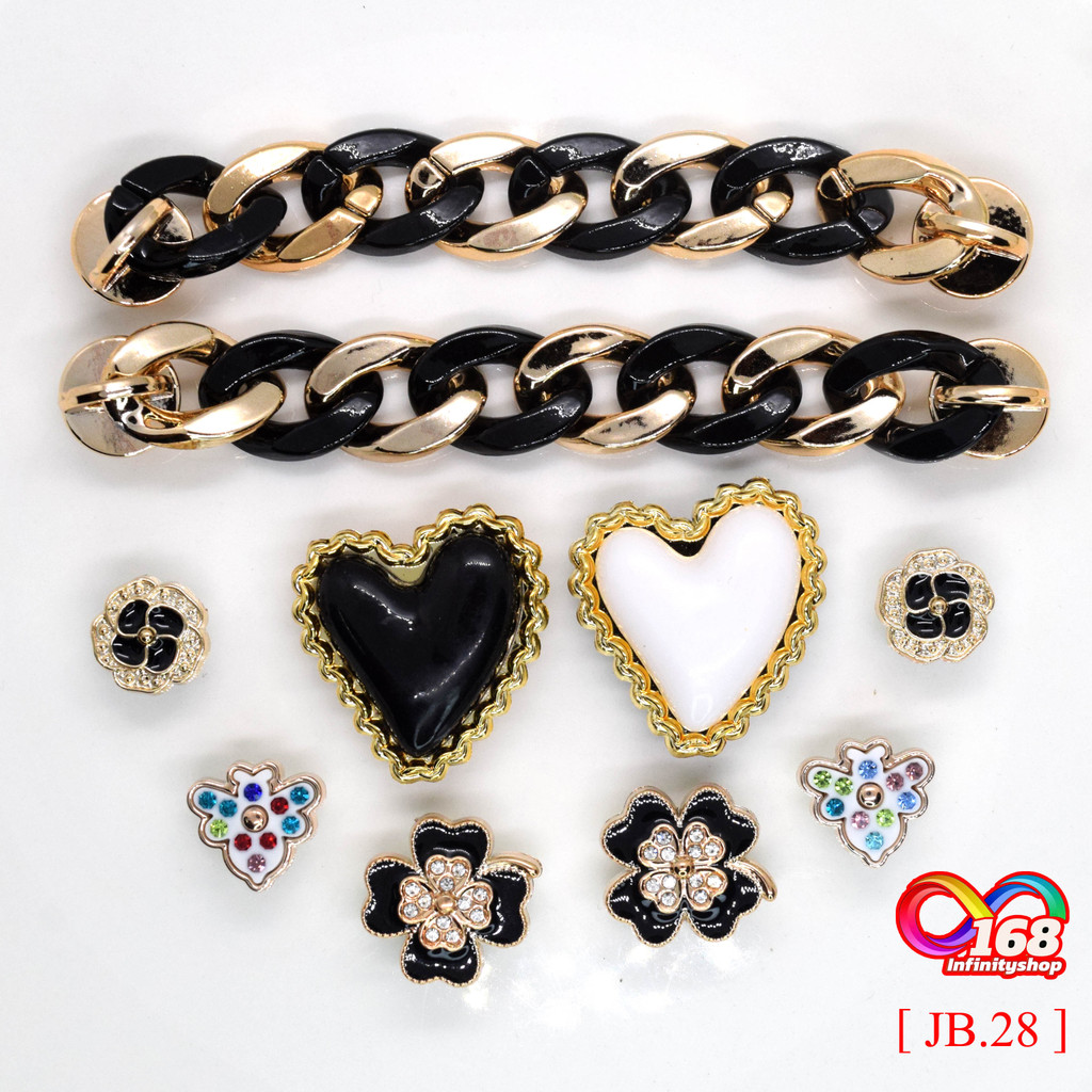 10 ชิ้น เช๊ตการ์ตูน ตุ๊กตา 🇹🇭ร้านไทย#จิบบิท#ติดรองเท้า#กระเป๋า#DIY พีวีซี น่ารัก อุปกรณ์เสริม[ JB.28 ]