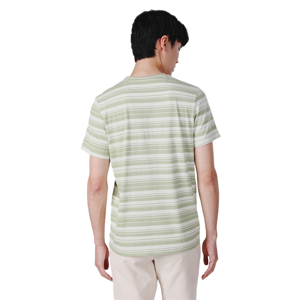 John Henry เสื้อยืดผู้ชาย ทรงเข้ารูป รุ่น JH S525MTSSM01 – สีเขียว ราคา ถูกที่สุด ดีลบีเคเค แกลเลอรีภาพที่ 4