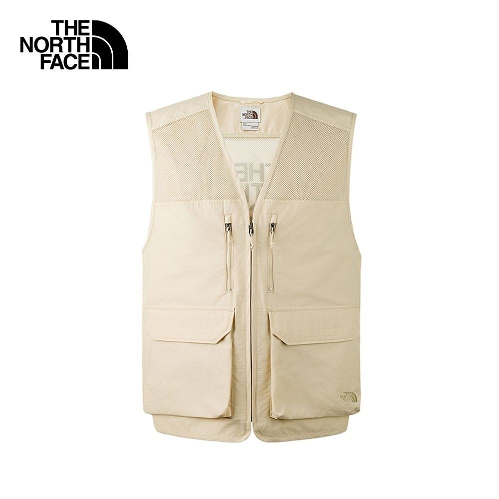 THE NORTH FACE MEN UTILITY CAMP VEST - AP - GRAVEL เสื้อแขนกุด เส้นใยสังเคราะห์