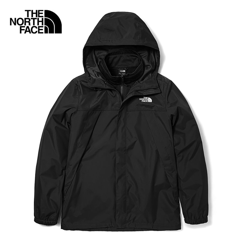 THE NORTH FACE M ANTORA TRICLIMATE (Asia Size) - TNF BLACK/VANADIS GREY เสื้อกันหนาวผู้ชายสองชั้น