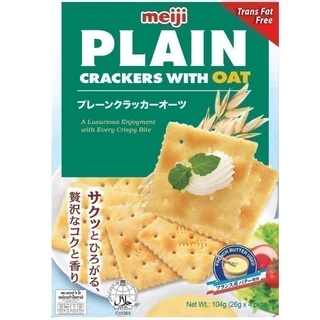 MEIJI เมจิขนมปังกรอบข้าวโอ๊ต 104กรัม [8888077103396]