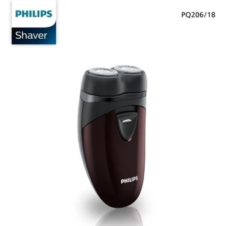 Philips ฟิลิปส์ เครื่องโกนหนวดไฟฟ้า พกพา ใช้ได้ทั่วโลก รุ่น PQ206/18