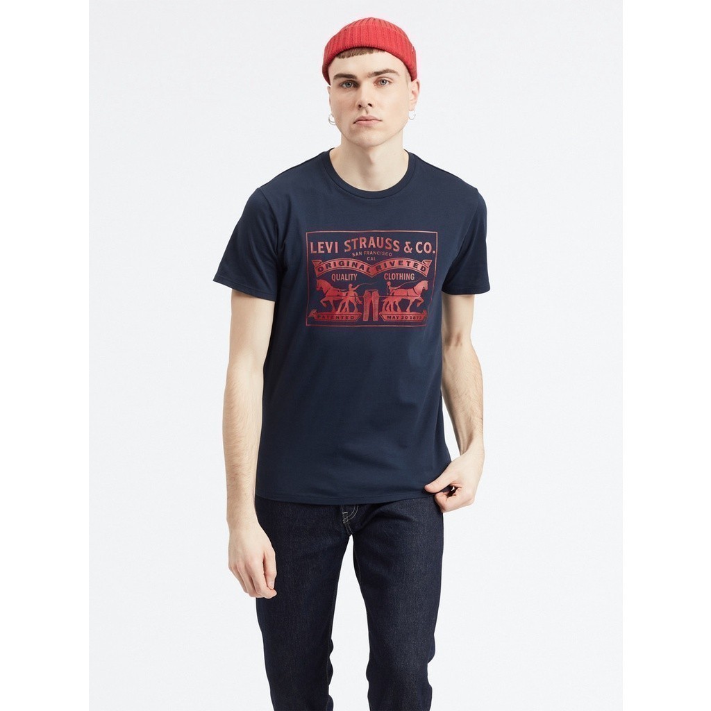 Levi's® เสื้อยืดผู้ชาย รุ่น 2-Horse Graphic T-shirt