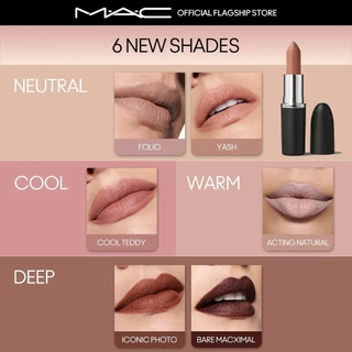 MAC MACXIMAL MATTE LIPSTICK (NUDES COLLECTION) / แมค ลิปสติก MACXIMAL MATTE LIPSTICK (NUDES COLLECTION)