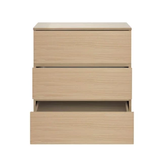 FURDINI ตู้ลิ้นชัก 3 ลิ้นชัก PROGRET 59 ซม. สีโอ๊ค จัดส่งโดย HomePro