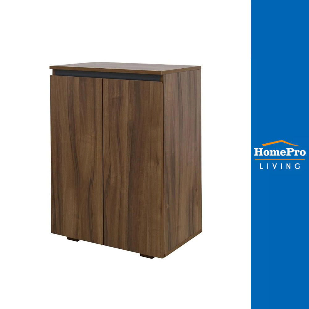 HomePro ตู้วางรองเท้า  AUSTIN 60 ซม. สีวอลนัท/เทา แบรนด์ FURDINI