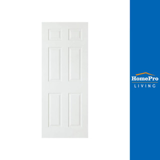 AZLE ประตูภายใน HDF ลานนา 6 ลูกฟัก 80X200 ซม. สีรองพื้น จัดส…