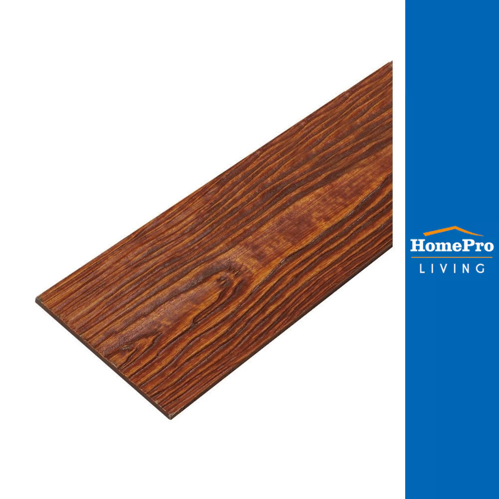 SHERA ไม้ฝา ชายน์ไลท์ 15X300X0.8 ซม. สีสักทอง