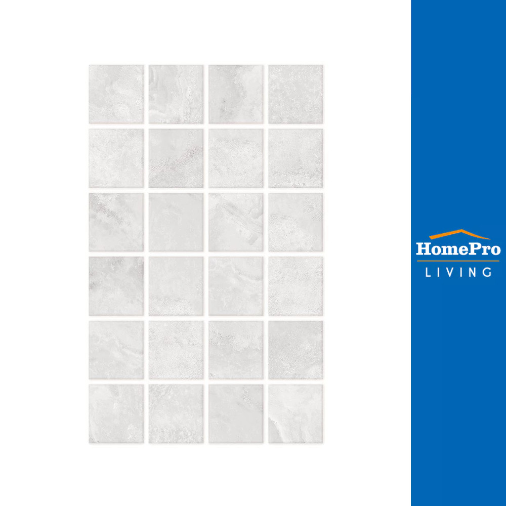 ภูผา กระเบื้องผนัง 10x16 นิ้ว คีวา เทา จัดส่งโดย HomePro