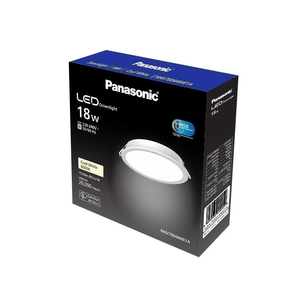PANASONIC ดาวน์ไลท์ LED NNV70044WE1A 5.9 นิ้ว 18 วัตต์ COOL WHITE สีขาว จัดส่งโดย HomePro - รูปที่ 3