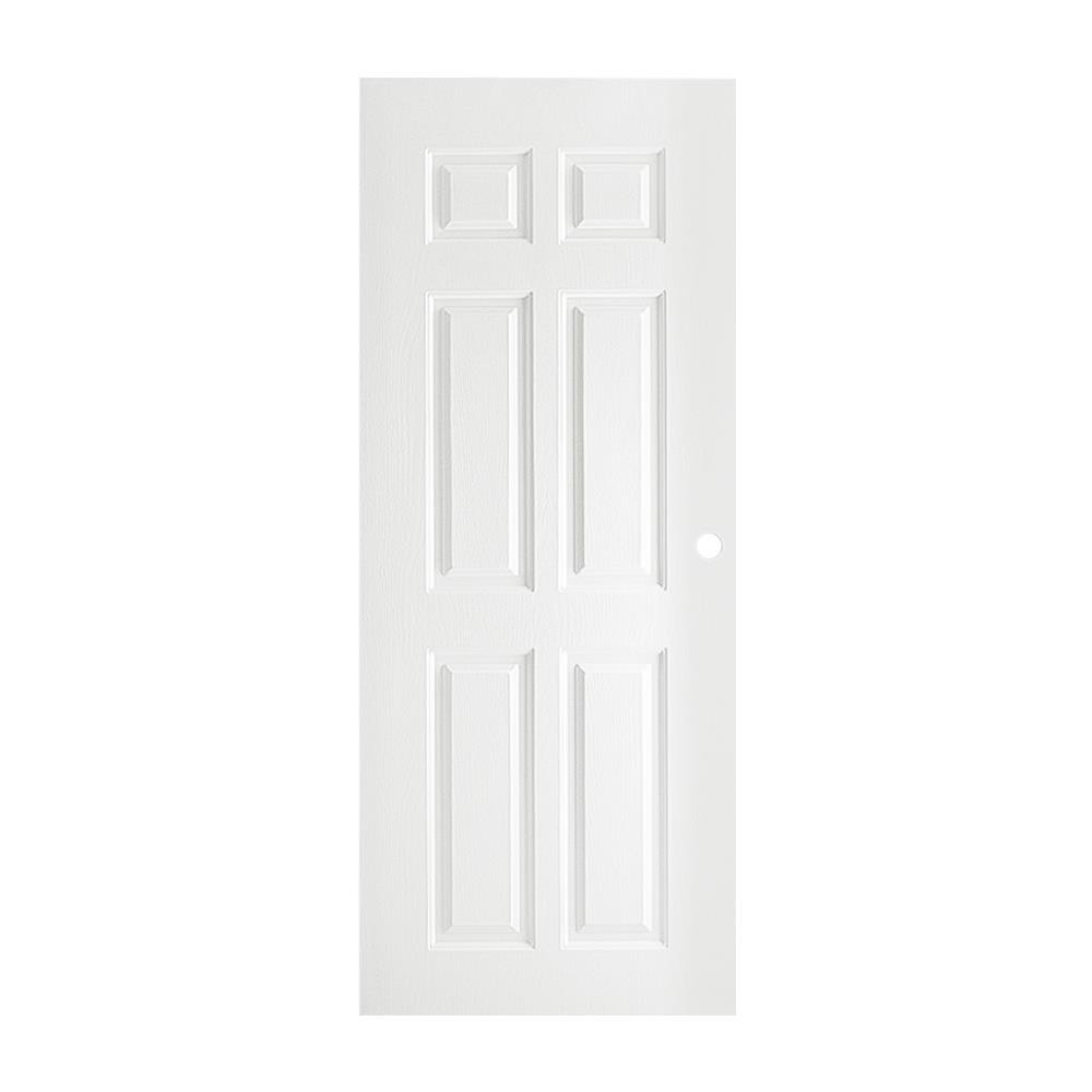 PARAZZO ประตูภายนอก UPVC MN002 80X200 ซม. สีขาว ไม่เจาะลูกบิด จัดส่งโดย HomePro