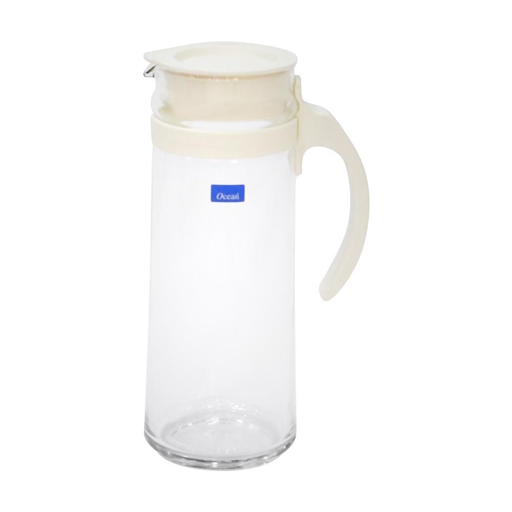 OCEAN เหยือกน้ำแก้ว PATIO 1.265 ลิตร สีขาว