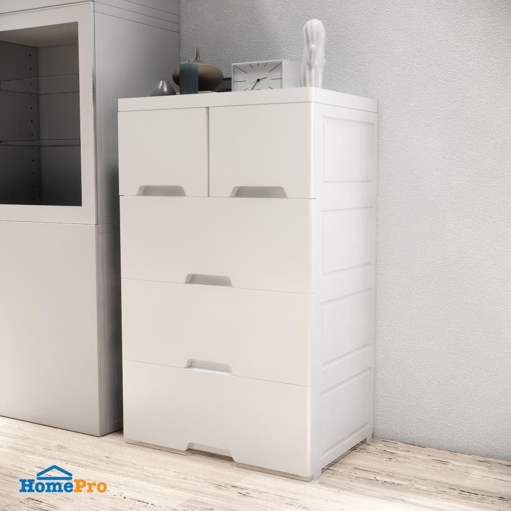 STACKO ตู้ลิ้นชัก 4 ชั้นทึบ NEAT 58x40x93.5 ซม. สีขาว จัดส่งโดย HomePro - รูปที่ 2