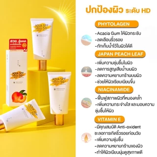 RAN Aqua Smooth UV Defense Serum SPF 50+ PA++++ เซรั่มกันแดดคอลลาเจน