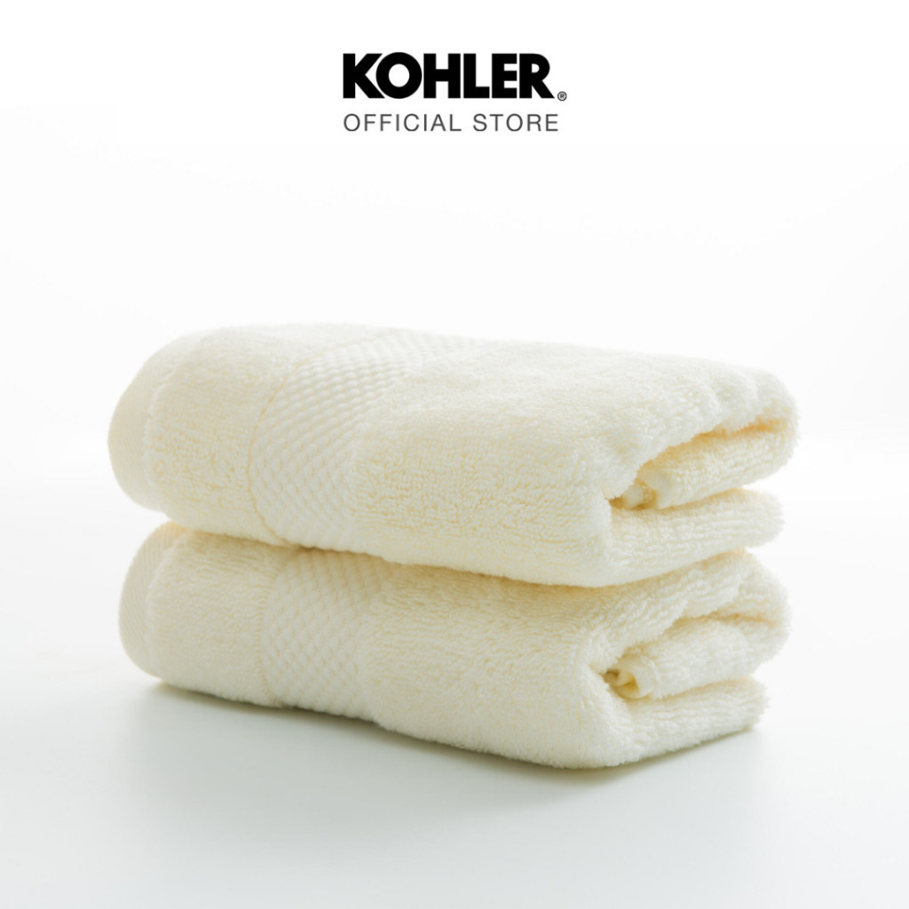 KOHLER hair towel collection cream ชุดผ้าเช็ดผม สีครีม CG-11001-0 ราคา ถูกที่สุด ดีลบีเคเค แกลเลอรีภาพที่ 3