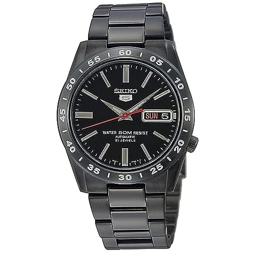 SEIKO นาฬิกาข้อมือ Seiko import SEIKO 5 Seiko Five Automatic Overseas รุ่น SNKE03KC Men's Blackblack