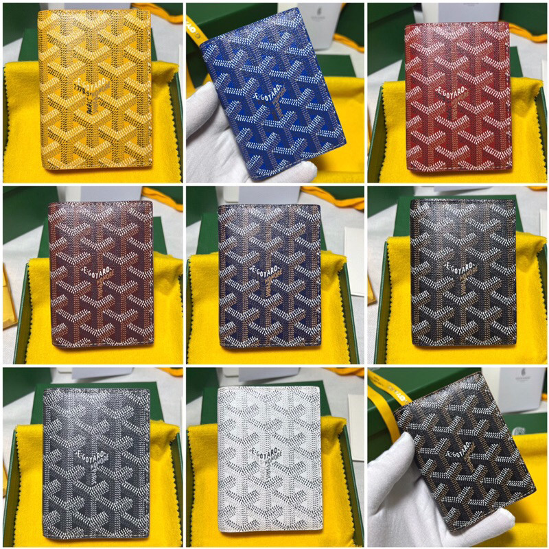 Pre order ราคา2700 Goyard โกยาร์ด SAINT-MARC 8516 หนังแท้ กระเป๋า​บัตร size8*1*10.7cm