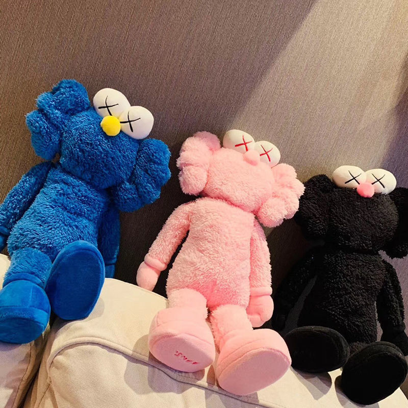 【🧸รู้สึกปลอดภัยเมื่อนอนกอด】เซซามีสตรีท BFFตุ๊กตาKAWSBangkok Art Exhibition Sesame Street Doll Plush 