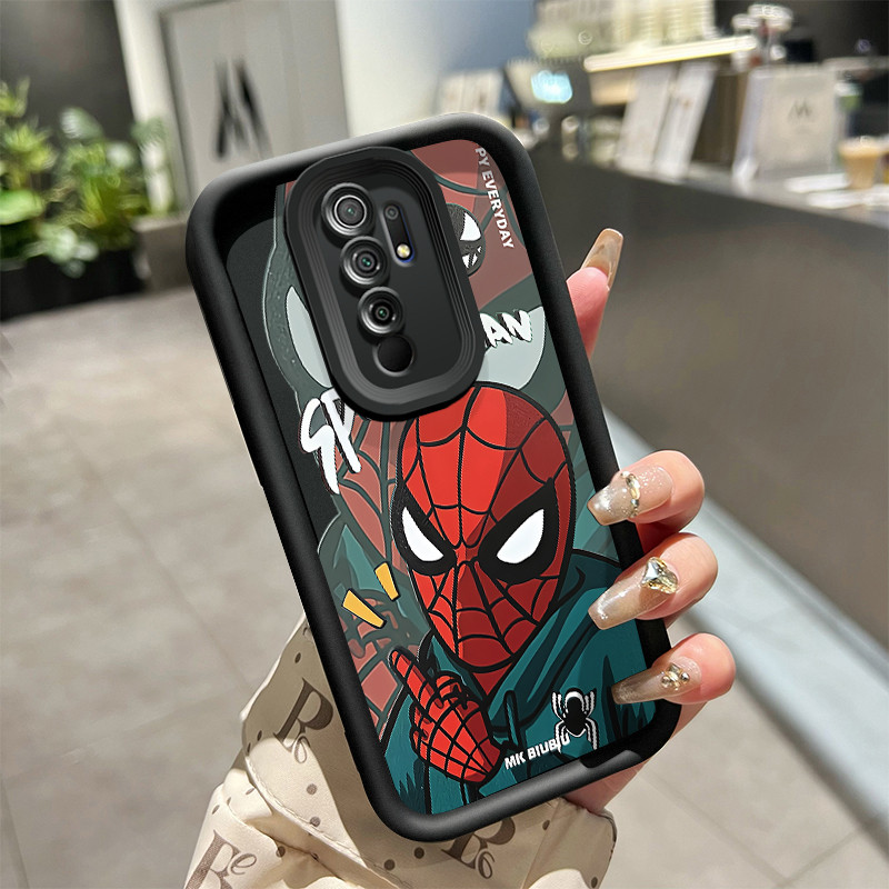 เคสสำหรับ Xiaomi Redmi 9 Redmi 9 Prime POCO M2 เคสสไปเดอร์แมน