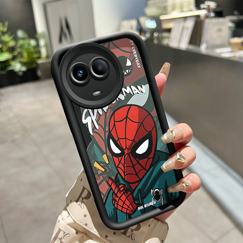 เคสสำหรับ Realme 11 4G 11 5G 11X 5G C67 5G V50s 5G Narzo 60X 5G เคสสไปเดอร์แมน