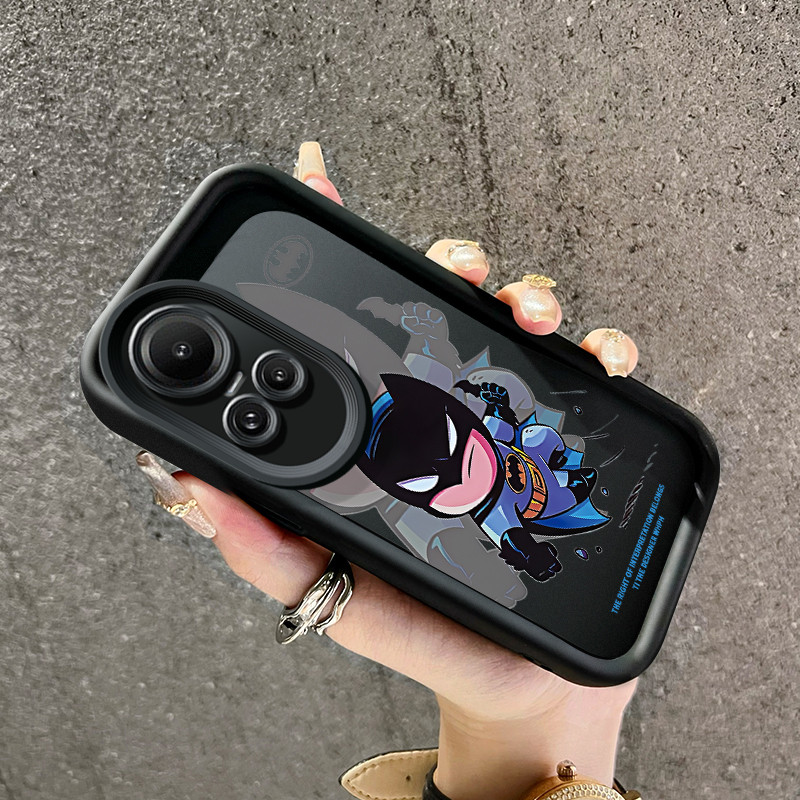 เคสสำหรับ OPPO Reno 10 5G OPPO Reno 10 Pro 5G เคสโทรศัพท์แบทแมนซิลิโคนลายการ์ตูนฝาครอบดูดซับแรงกระแทก