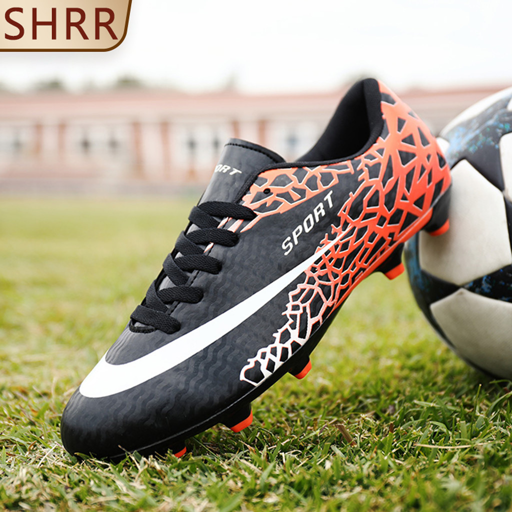 [ลดล้างสต็อก] FG Size 31-43 รองเท้าสตั๊ด รองเท้าฟุตบอล Men's Soccer shoes