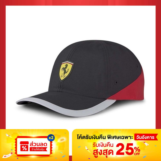 PUMA AUTO - หมวก Scuderia Ferrari SPTWR Race Baseball สีดำ - 02348002