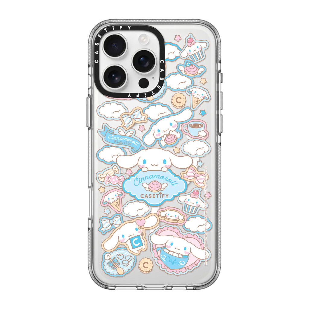 [พร้อมส่ง] CASETiFY | Cinnamoroll Lovely Cafe Sticker Case