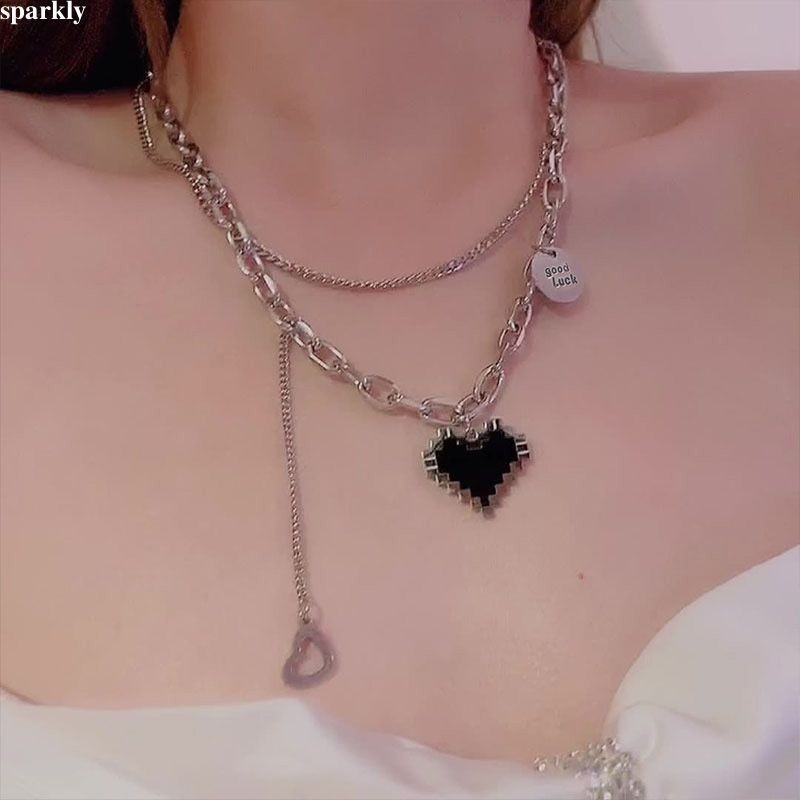 sparklyCurled Smiling Face รอบลูกปัดสร้อยคอผู้หญิง Octagon Geometric