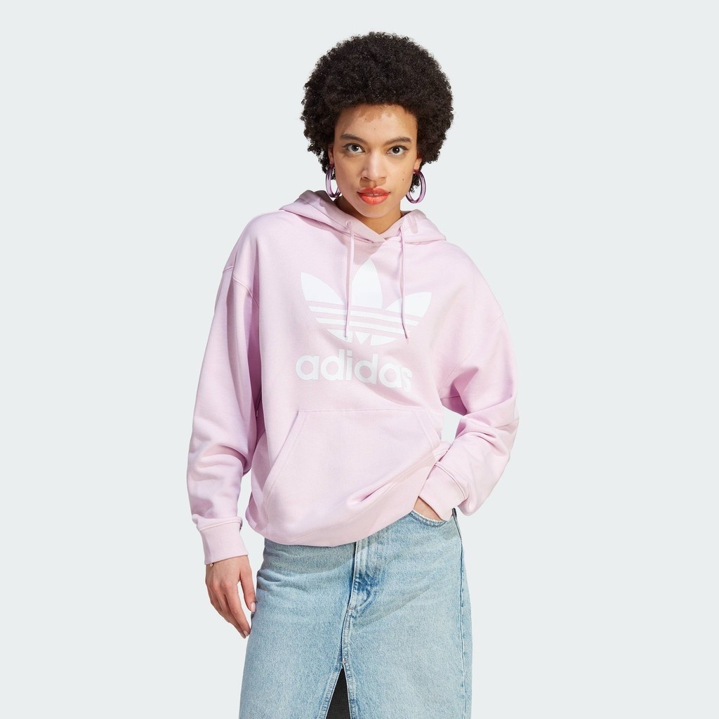 adidas Lifestyle Trefoil Hoodie Women Pink IK6472