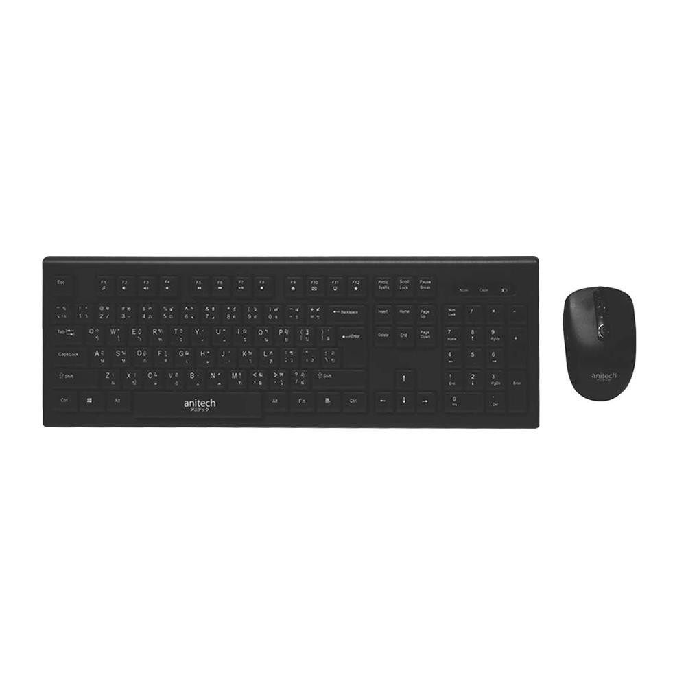 HomePro ชุดคีย์บอร์ดและเมาส์ไร้สาย  PA804 แบรนด์ ANITECH