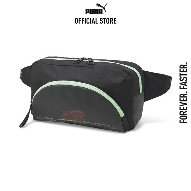 PUMA BASKETBALL - กระเป๋าคาดเอว Basketball Waist Bag สีดำ - 07920603