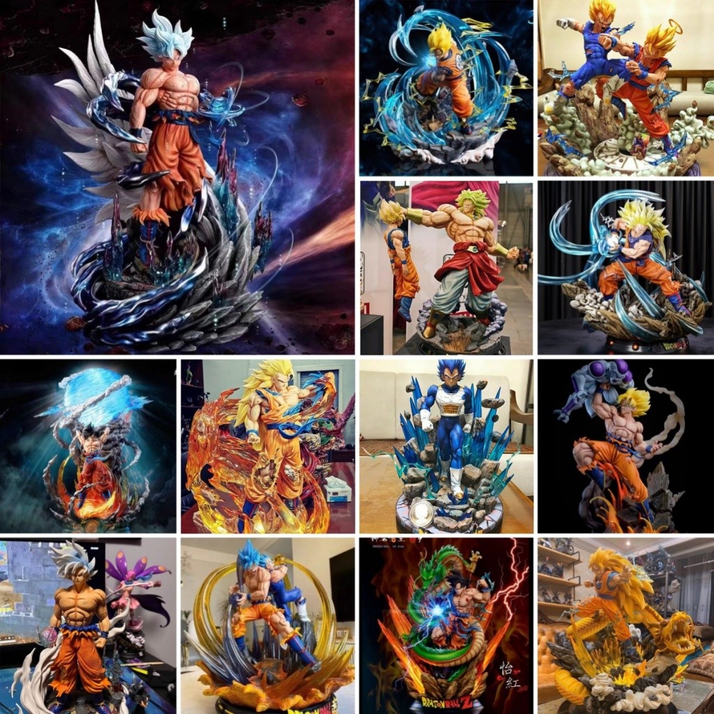 โมเดลฟิกเกอร์ Dragon Ball Lucky Bag Mystery Box เหมาะกับของขวัญ สําหรับตกแต่งบ้าน ออฟฟิศ