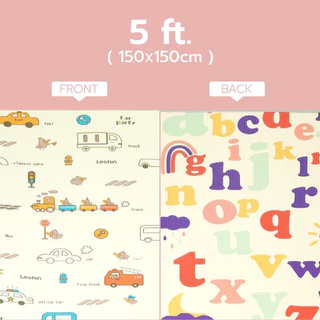Bebeplay แผ่นรองคลานเด็ก เสริมการคลาน เสื่อรองคลาน แบบม้วนเก็บได้ XPE รุ่น Rolling Mat