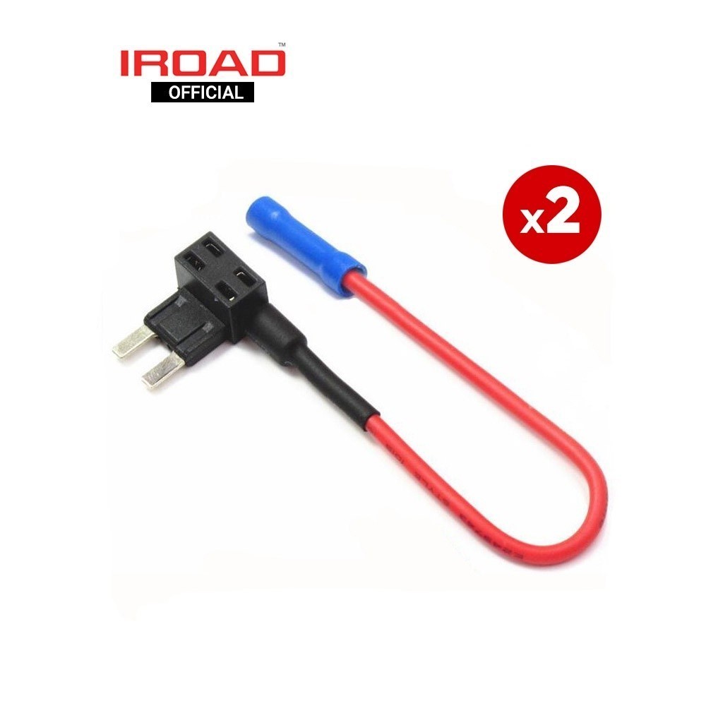 IROAD Mini Fuse Tap ฟิวแทปไม่ตัดต่อสายไฟสำหรับรถยนต์ ไม่ต้องตัดต่อสายไฟ Mini Fuse , Fuse tap Mini, ฟ